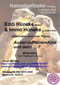 AuslandsPfarrersKind und dann ...? @ Zoom